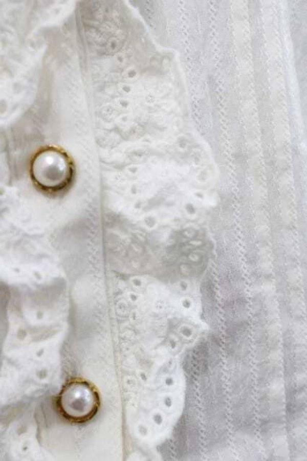 画像6: Amavel / Strawberry Basketコットンブラウス  生成りＸ赤 I-26-01-10-006-CA-BL-SA-ZI (6)