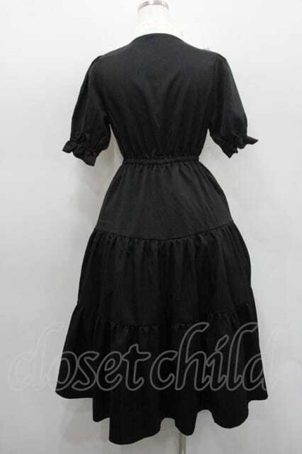 画像2: m petit by misako / TT*AMデシンヨークワンピース S 濃黒 I-26-01-10-079-LO-OP-SA-ZI (2)