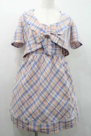 画像: Fi.n.t / チェックジャケット&ジャンパースカートセット  ピンクチェック I-26-01-10-087-CA-OP-SA-ZI