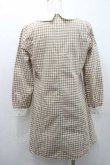 画像2: Fi.n.t / チェックAラインワンピース  ブラウンＸ白 I-26-01-10-089-CA-OP-SA-ZI (2)
