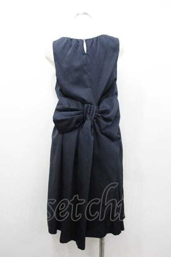 画像2: axes femme / ビジュージャンパースカート  ネイビー I-26-01-10-093-AX-OP-SA-ZI (2)