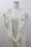 画像3: INGEBORG / 総レースロングジレ 11号 アイボリー I-26-01-10-098-LO-TO-SA-ZI (3)