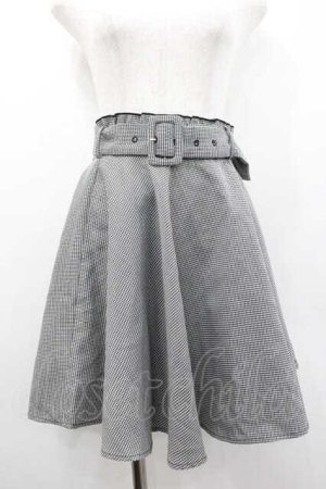 画像: evelyn / 千鳥柄スカート  黒Ｘ白 I-26-01-10-105-LO-SK-SA-ZI