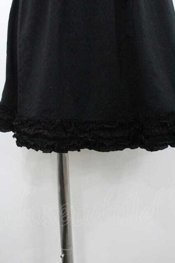画像3: PINK HOUSE / 裾ピコフリルチュールミニスカート  黒 I-26-01-10-112-LO-SK-SA-ZI (3)