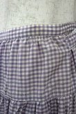 画像2: PINK HOUSE / ギンガムチェックスカート  ラベンダーＸ白チェック I-26-01-10-113-LO-BL-SA-ZI (2)