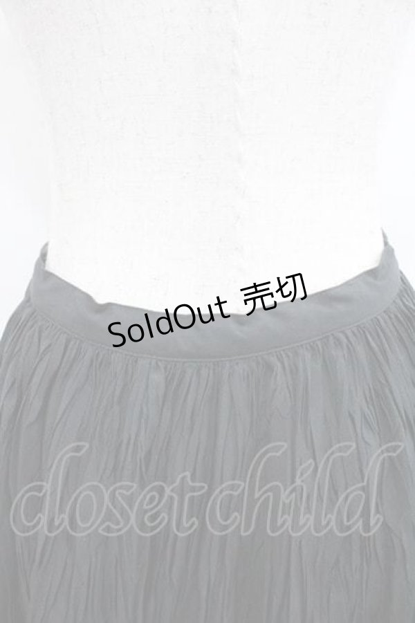 画像3: INGEBORG / シワ加工スカート M ブラック I-26-01-10-122-LO-SK-SA-ZI (3)