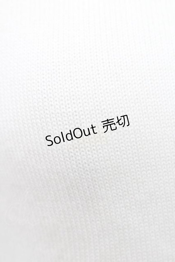 画像4: JESUS DIAMANTE / パールリボンハイネックニットトップス  生成り I-26-01-10-016-JE-TO-SA-ZI (4)