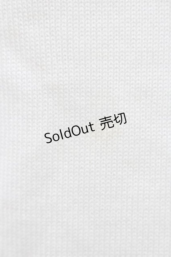 画像5: JESUS DIAMANTE / パールリボンハイネックニットトップス  生成り I-26-01-10-016-JE-TO-SA-ZI (5)