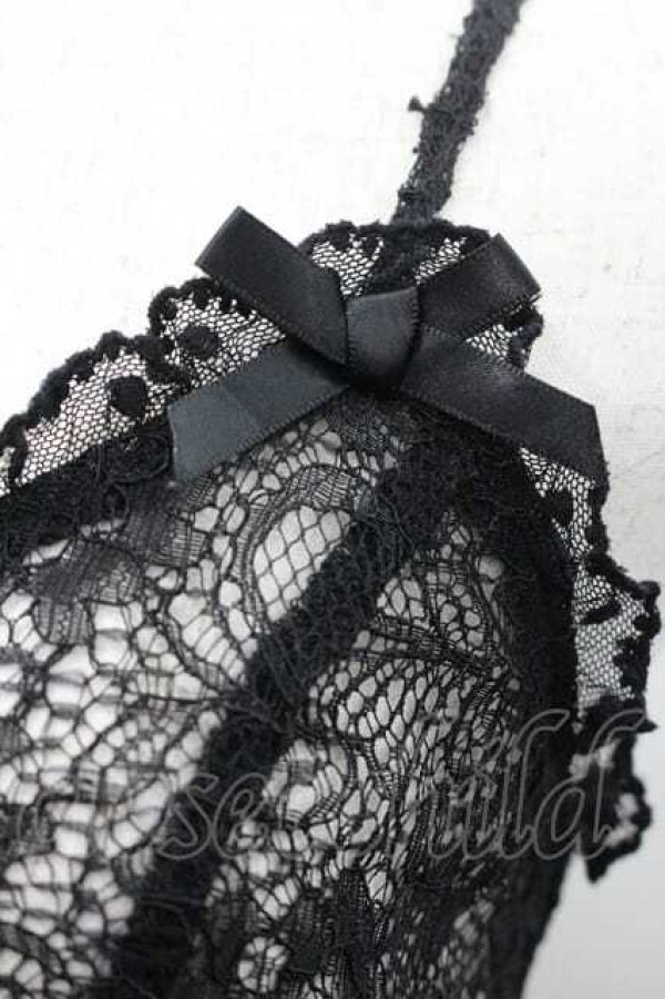 画像3: To Alice / レースキャミベビードール S 黒 I-26-01-10-018-LO-TO-SA-ZI (3)