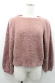 画像1: F&A / ボリュームスリーブフェザーニットプルオーバー  ピンク I-26-01-10-020-LO-TO-SA-ZI (1)