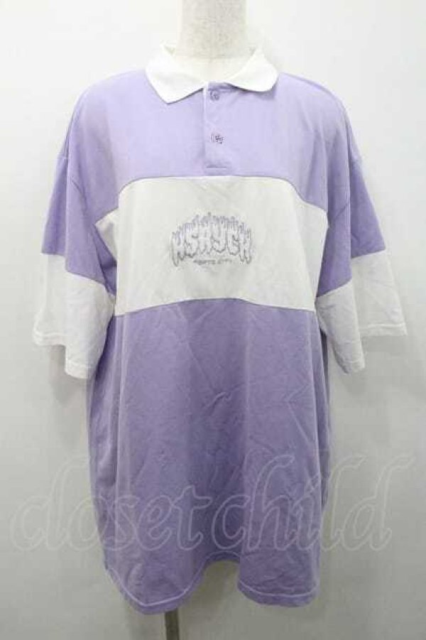 画像1: KRY CLOTHING / 「HNKRY10」ポロシャツ  パープル I-26-01-10-022-EL-TO-SA-ZI (1)