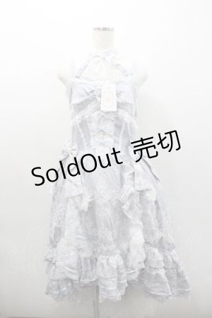 画像: Garden Cat / 蝶&ローズカメオリボン刺繍ジャンパースカート  ラベンダー I-26-01-13-049-0-OP-SA-ZI