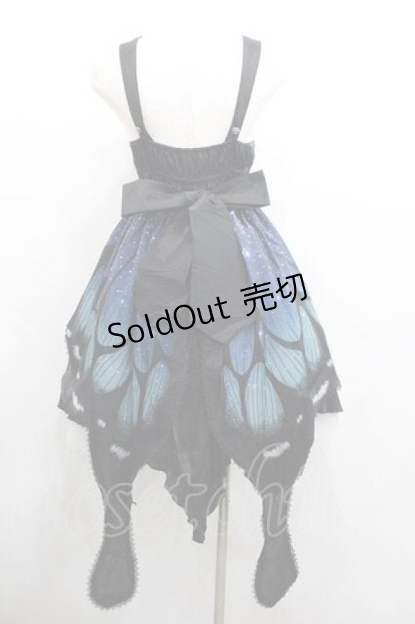 画像3: STAR FANTASY（海外ロリータブランド） / Butterfly dress  黒 I-26-01-13-052-EL-OP-SA-ZI (3)
