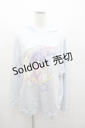 画像: LISTEN FLAVOR / 月光ヶ原美彩とモノミのドリームパーカー  ベイビーブルー I-26-01-13-007-PU-TO-SA-ZI