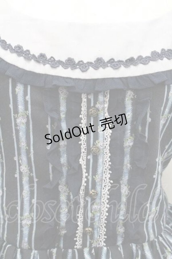 画像3: axes femme / オフショル遊園地柄ワンピース Ｍ ネイビー I-26-01-13-063-AX-OP-TE-ZI (3)