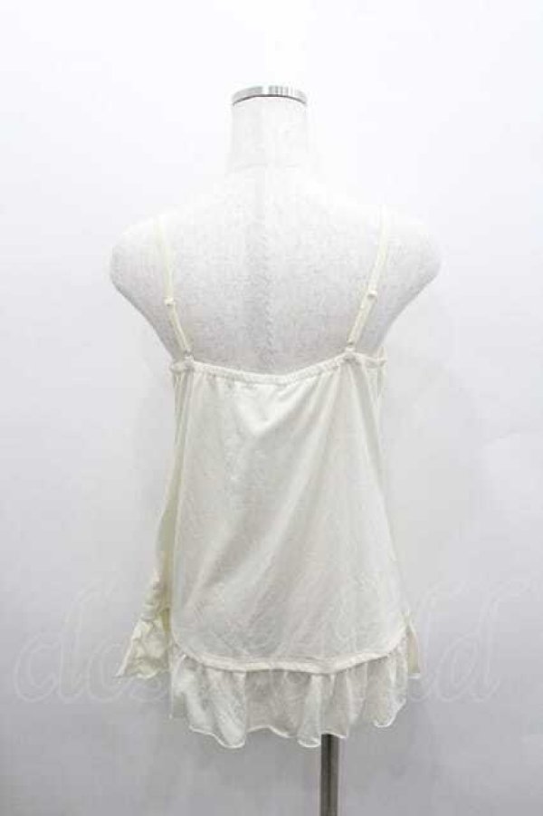 画像2: axes femme / ストライプビッグリボンキャミ Ｍ オフ I-26-01-13-008-AX-TO-TE-ZI (2)