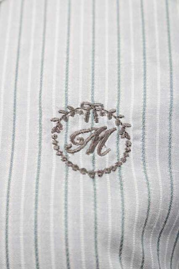 画像4: m petit by misako / ストライプワンピース S 中青 I-26-01-13-073-LO-OP-SA-ZI (4)