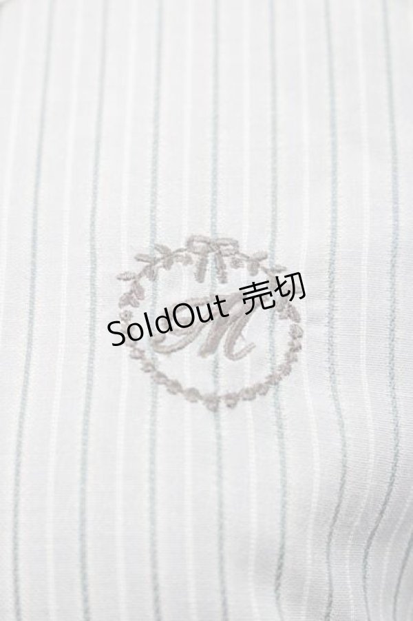 画像4: m petit by misako / ストライプワンピース S 中青 I-26-01-13-073-LO-OP-SA-ZI (4)