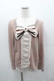 画像1: axes femme / BIGリボンニットトップス Ｍ ピンク I-26-01-13-011-AX-TO-TE-ZI (1)