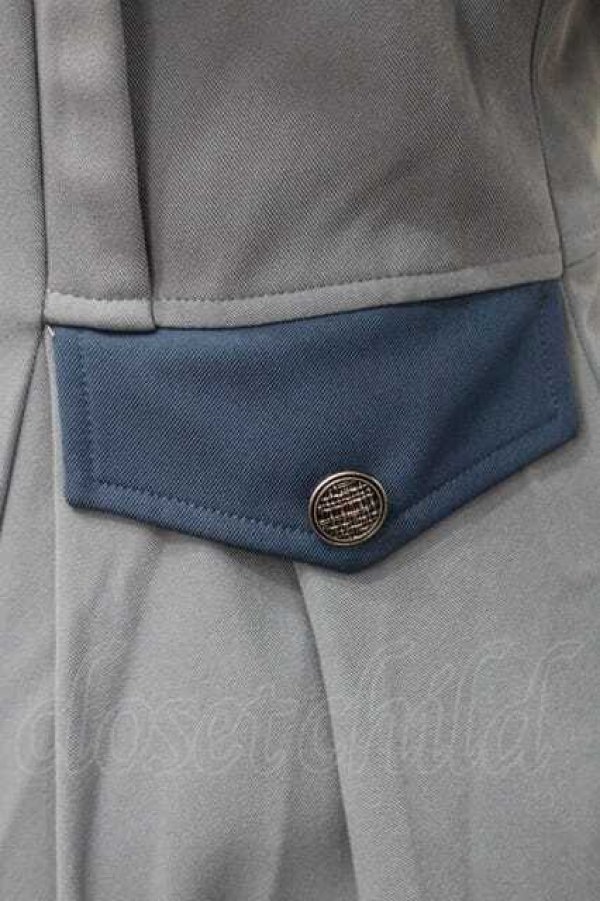 画像4: Forest Wardrobe 森林衣樹 / ケープデザインワンピース M 青 I-26-01-13-075-0-OP-SA-ZI (4)