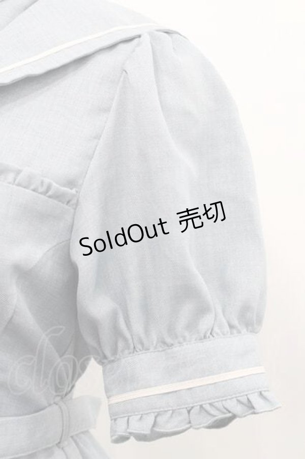 画像4: Kurumi Collaboration / マリンアカデミアワンピース SS 淡青 I-26-01-13-076-0-OP-SA-ZI (4)