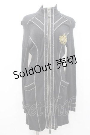 画像: Ozz Croce / ハイネックZIP長袖ワンピース  黒 I-26-01-13-081-OO-OP-SA-ZI