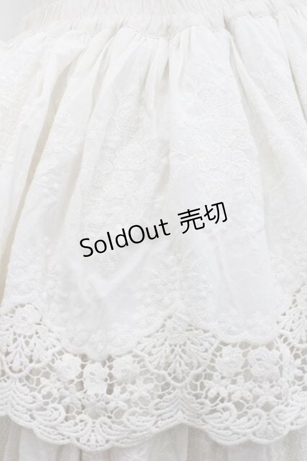画像3: Miss Point / レース段々スカート M 生成り I-26-01-13-085-0-OP-SA-ZI (3)