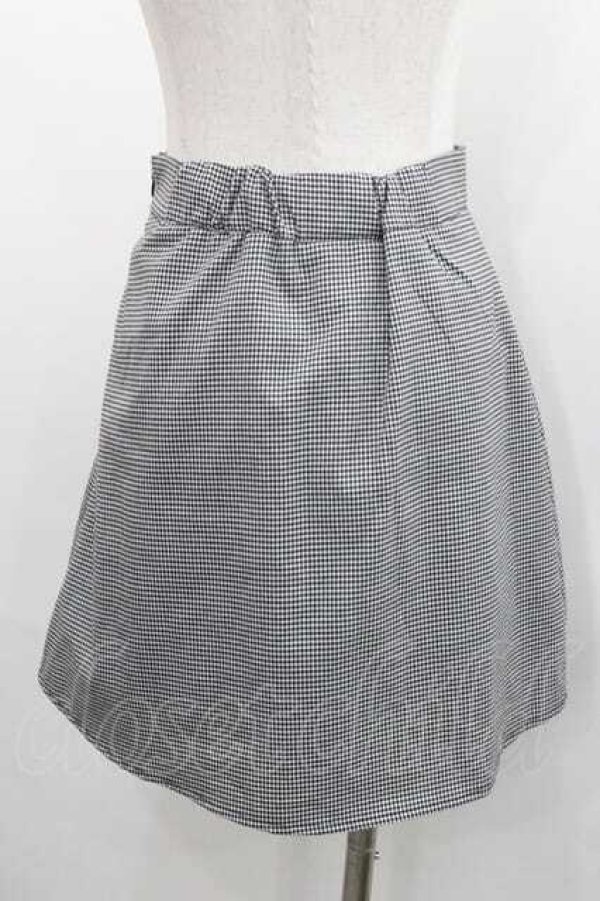 画像2: evelyn / ギンガムチェックスカート  黒Ｘ白チェック I-26-01-13-088-LO-SK-SA-ZI (2)