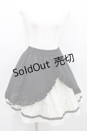 画像: axes femme / フリルフレアスカート Ｍ 黒 I-26-01-13-089-AX-SK-TE-ZI