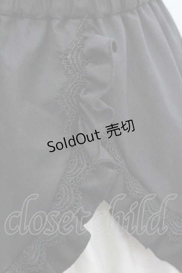 画像3: axes femme / フリルフレアスカート Ｍ 黒 I-26-01-13-089-AX-SK-TE-ZI (3)