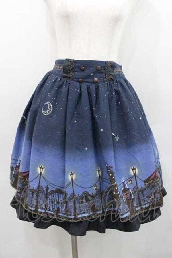 画像1: axes femme / ロマンティック星空スカート Ｍ  I-26-01-13-090-AX-SK-TE-ZI (1)
