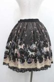 画像2: axes femme / メリーゴーランド柄スカート Ｍ 黒 I-26-01-13-092-AX-SK-TE-ZI (2)