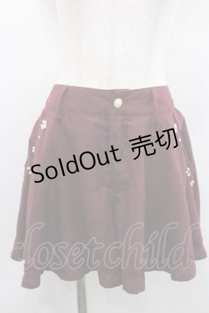 画像: axes femme / キュロット Ｍ ワイン I-26-01-13-096-AX-PA-TE-ZI