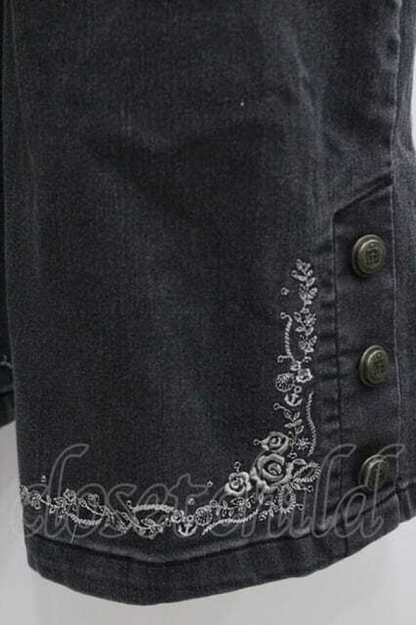 画像5: axes femme / マリン刺繍デザインワイドパンツ M グレー　　　　　　　　　　　　　　　　　　　　　　　　　　　　　　　　　　　　　　　　　　　　　　　　　　　　　　　　　　　　　　　　　　　　　　　　　　　　　　　　　　　　　　　　　　　　　　　　　　 I-26-01-13-098-AX-PA-SA-ZI (5)