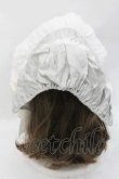 画像4: AURORA BOREALIS / リボンパールレースボンネット  ミントＸ白 I-26-01-13-105-0-AC-SA-ZI (4)