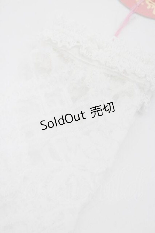 画像3: BABY,THE STARS SHINE BRIGHT / レーシィレースアップソックス  白 I-26-01-13-106-BA-ZA-SA-ZI (3)