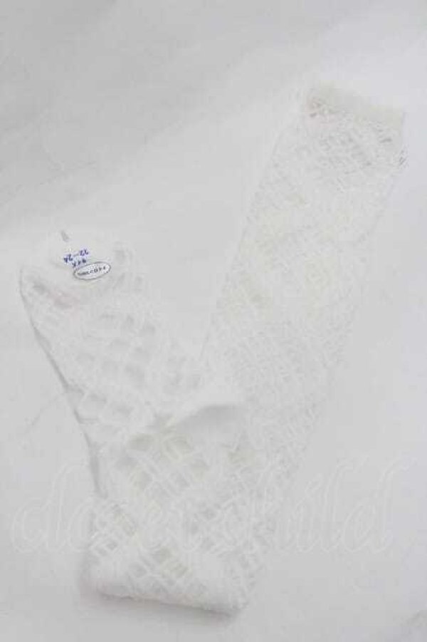 画像2: BABY,THE STARS SHINE BRIGHT / ローズリボンレースアップソックス  白 I-26-01-13-107-BA-ZA-SA-ZI (2)