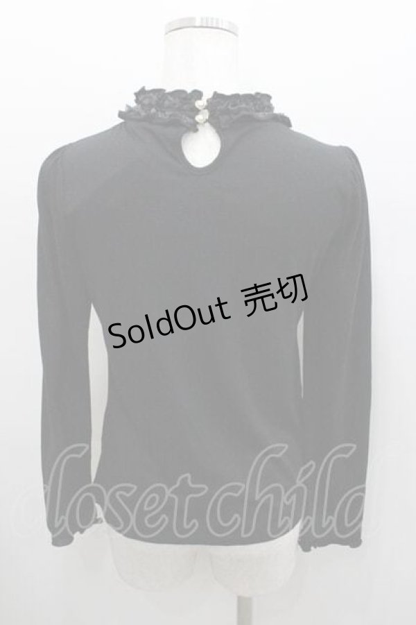 画像2: axes femme / BIGリボンプルオーバー Ｍ 黒 I-26-01-13-016-AX-TO-TE-ZI (2)