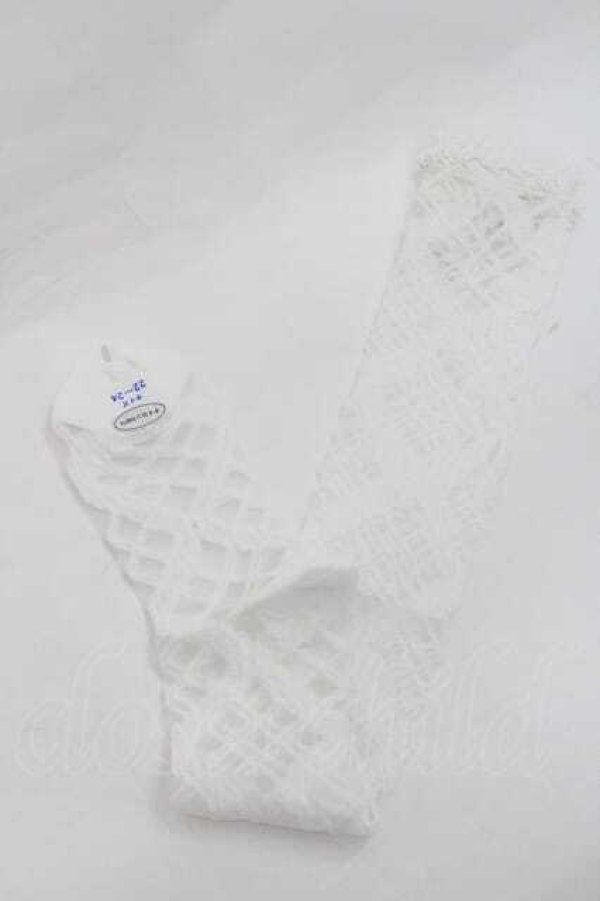 画像2: BABY,THE STARS SHINE BRIGHT / レーシィレースアップソックス  白 I-26-01-13-110-BA-ZA-SA-ZI (2)