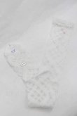 画像2: BABY,THE STARS SHINE BRIGHT / レーシィレースアップソックス  白 I-26-01-13-111-BA-ZA-SA-ZI (2)