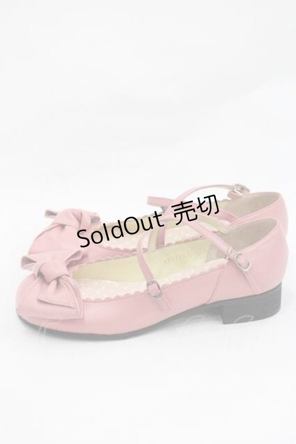 画像2: Emily Temple cute / リボンシューズ 22.5 ピンク I-26-01-13-120-ET-SH-SA-ZI (2)