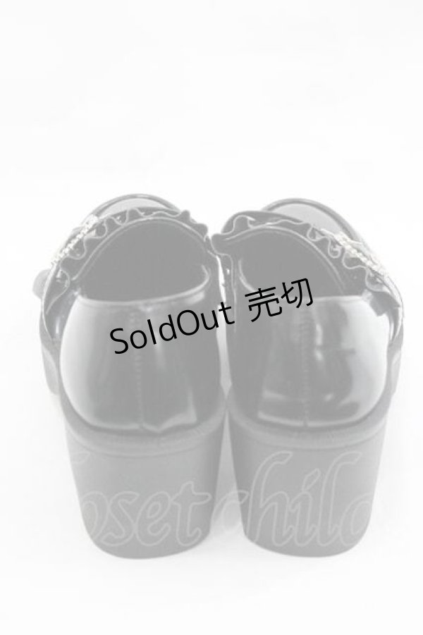 画像3: LOLITAその他(お買取対象外) / ハート付きローファー M 黒 I-26-01-13-124-LO-SH-SA-ZI (3)