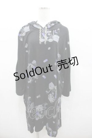 画像: SEX POT ReVeNGe / 病みベア。GIGAプルパーカ  ブラック I-26-01-13-021-SP-TO-SA-ZI