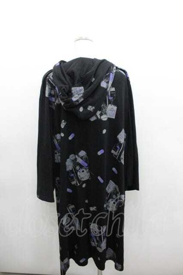 画像2: SEX POT ReVeNGe / 病みベア。GIGAプルパーカ  ブラック I-26-01-13-021-SP-TO-SA-ZI (2)