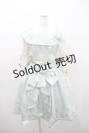 画像: SAKYA LOLITA / 鈴蘭刺繍長袖ワンピース  グリーンＸアイボリー I-26-01-13-032-0-OP-SA-ZI