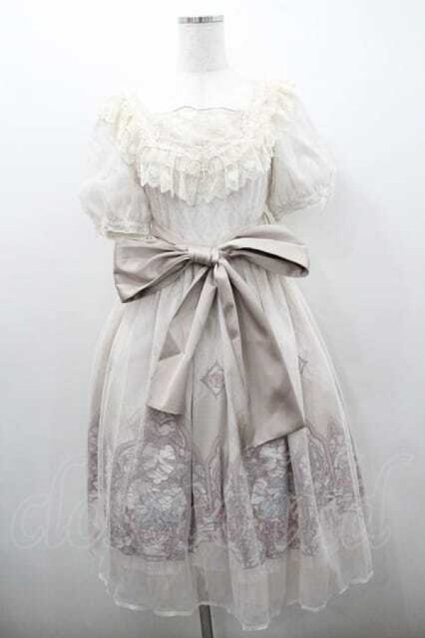 画像1: NyaNya（海外ロリータブランド） / 金魚柄ワンピースセット A アイボリー I-26-01-13-045-LO-OP-SA-ZI (1)