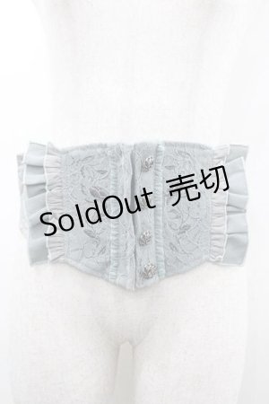 画像: Hoshibako Works / 藤花集 中華風刺繍　コルセット M ミントグレー I-26-01-15-001-LO-ZA-SA-ZI
