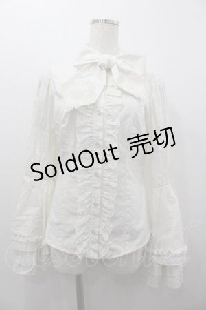 画像: Hoshibako Works / エグランティーヌ スタンドカラードレッシーブラウス  ベージュ I-26-01-15-004-LO-BL-SA-ZI