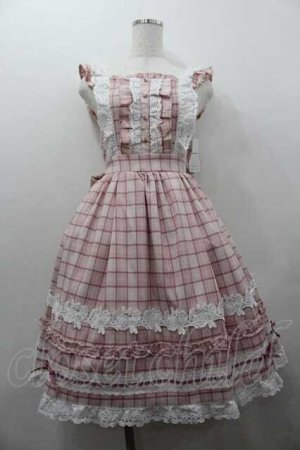 画像: Chalmiere / タータンチェックジャンスカ M ピンク I-26-01-15-044-0-OP-SA-ZI