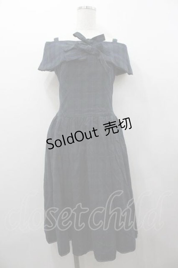 画像1: Victorian maiden / タータンチェックジャンパースカート  グリーン I-26-01-15-053-CL-OP-SA-ZI (1)